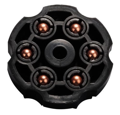 Crosman 408T Vigilante BB Revolver Magazine Clips, 6 Round, Black, 3 Count (Pack of 1)