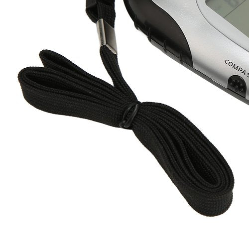 Septpenta Digital Lcompact disc Altimeter, Multifunctional Digital Altimeter with Backlight, Waterproof Barometer for Weather Forecast/Compass/Clock/Level/Perpetual Calendar