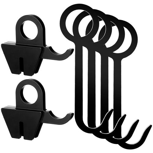 Zonon AR500 Steel T Post Conduit Target Stand Kit (2 Pack W/ 4 Pack Gong Hanger Hooks) DIY Assembly Pipe Target Stand Rustproof Black Powder Coating Fit on Standard T-Post for Shooting