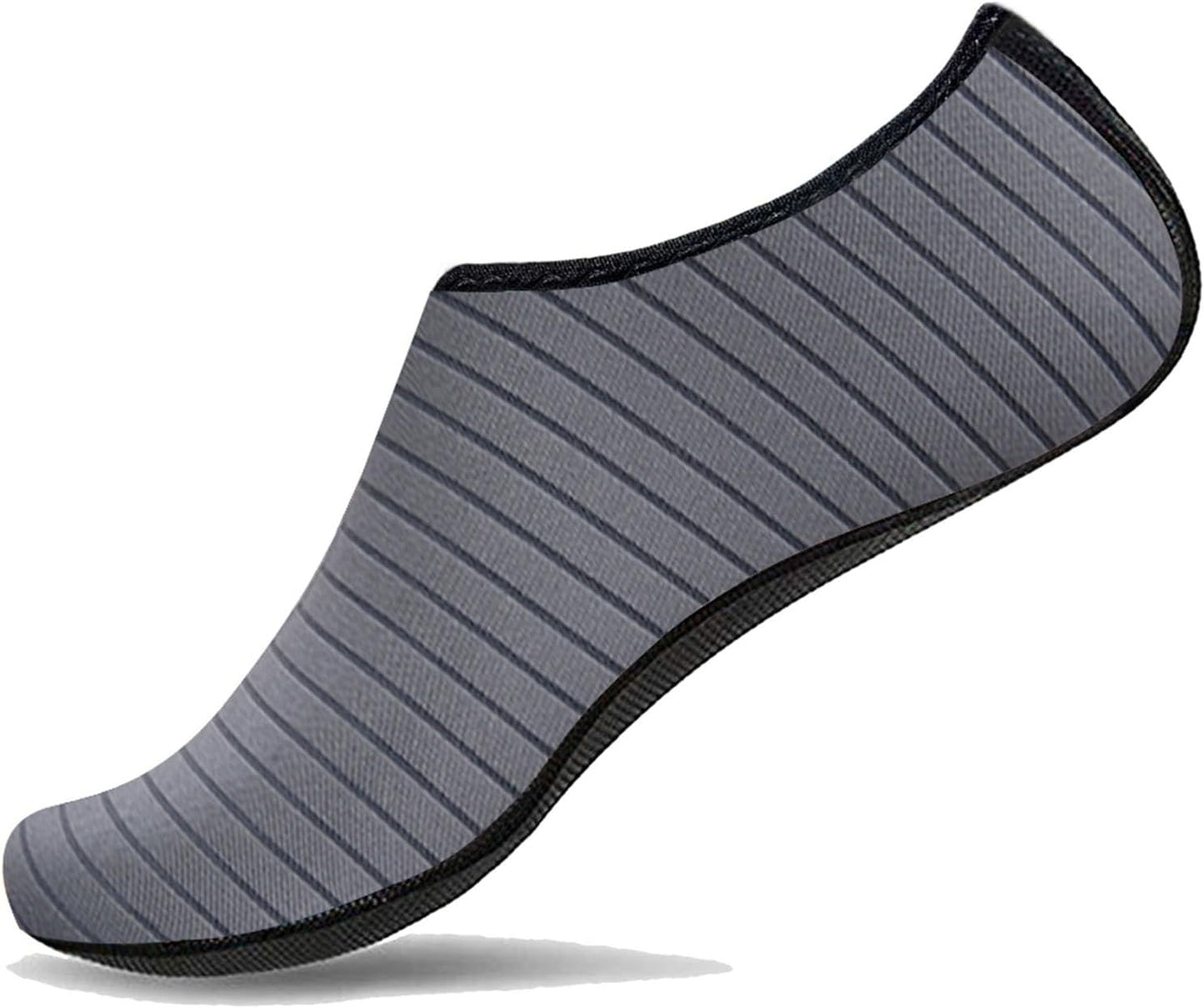 JACKSHIBO Water Shoes for Women Men Swim Shoes Water Socks for Cruise Essentials Swimming Aqua Beach Pool Yoga Surf