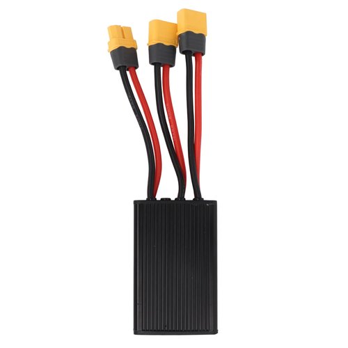 Dual Battery Pack Switch Balancer, 20v-72V Double Battery Discharge Converter Providing Lasting Power Parallel Battery Connector Cable for Electric Bike(40A)