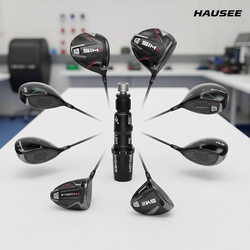 TaylorMade Shaft Adapter .335 Tip - Driver/Fairway Compatible with SIM Qi10 Qi35 M1-M6 Stealth2 Stealth