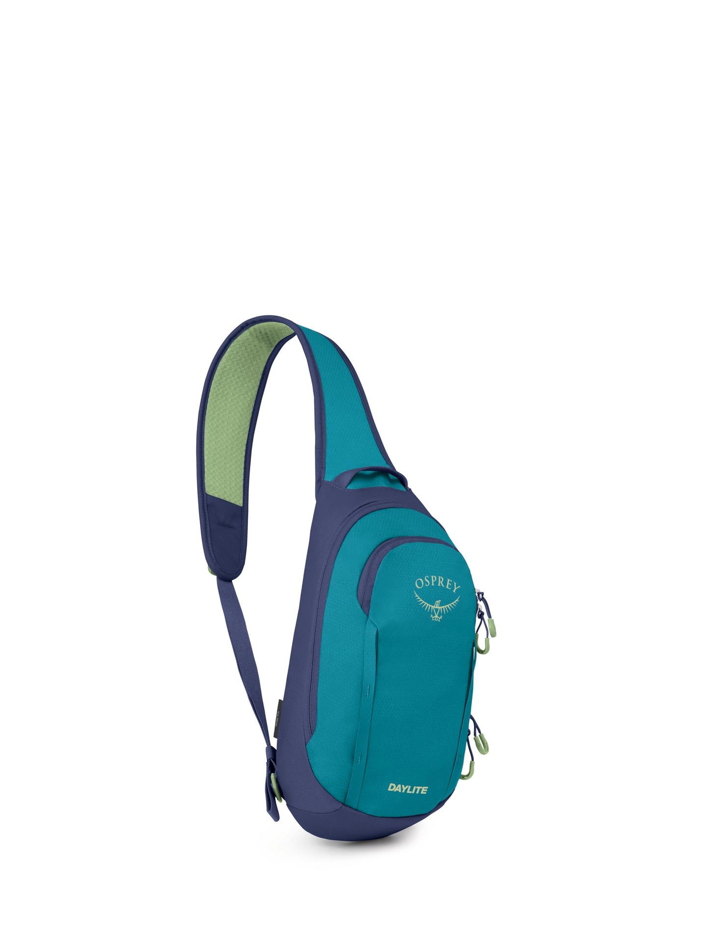 Osprey Daylite Shoulder Sling Bag – Compact Crossbody Sling Backpack for Everyday Carry, Festivals, and Travel – Lightweight, Comfortable Fit for Hands-Free Convenience, Blue Spikemoss/Alkaline