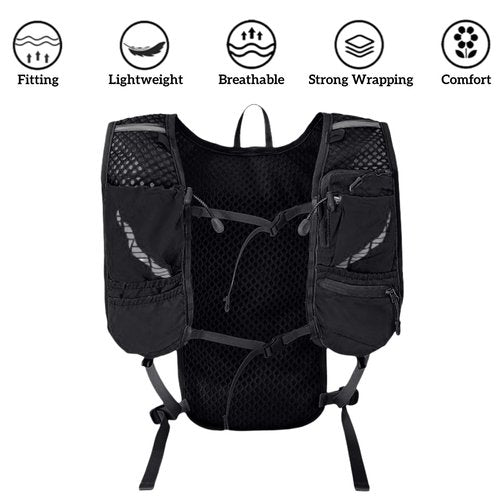 MINICUTE Running Vest for Women and Men with 1.5L Water Bladder,Lightweight Hydration Backpack for Trail,Marathon