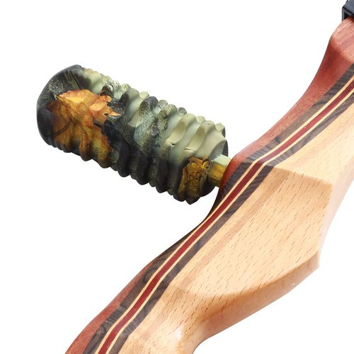 SOPOGER Archery Bow Stabilizer for Compound Bow Recurve Bow Hunting Youth Bow Riser Extension Dampener Rubber Target Shooting Silencers (Camo)