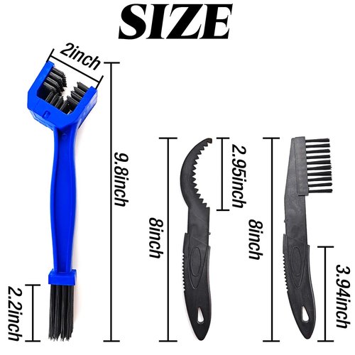 ROYHOO 5PCS/Set Bicycle Chain Cleaning Tool Set,Bike Chain Crankset Brush,Motorcycle Washer Cleaner Brush Tools