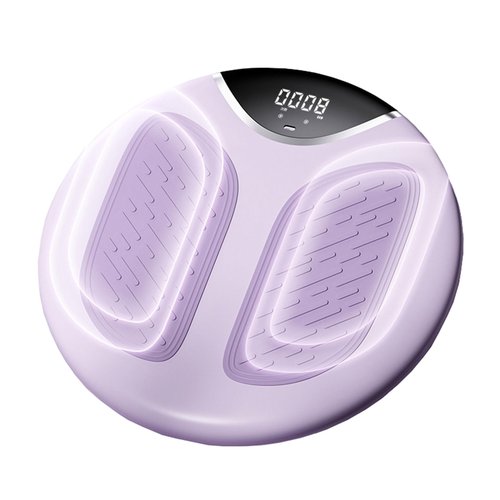 Vuirrm Twisting Waist Machine, USB Rechargeable Waist Sculptor Twister with Counting, Ab Twister Board for Exercise, 500KG Weight Capacity Purple,35x35x4cm