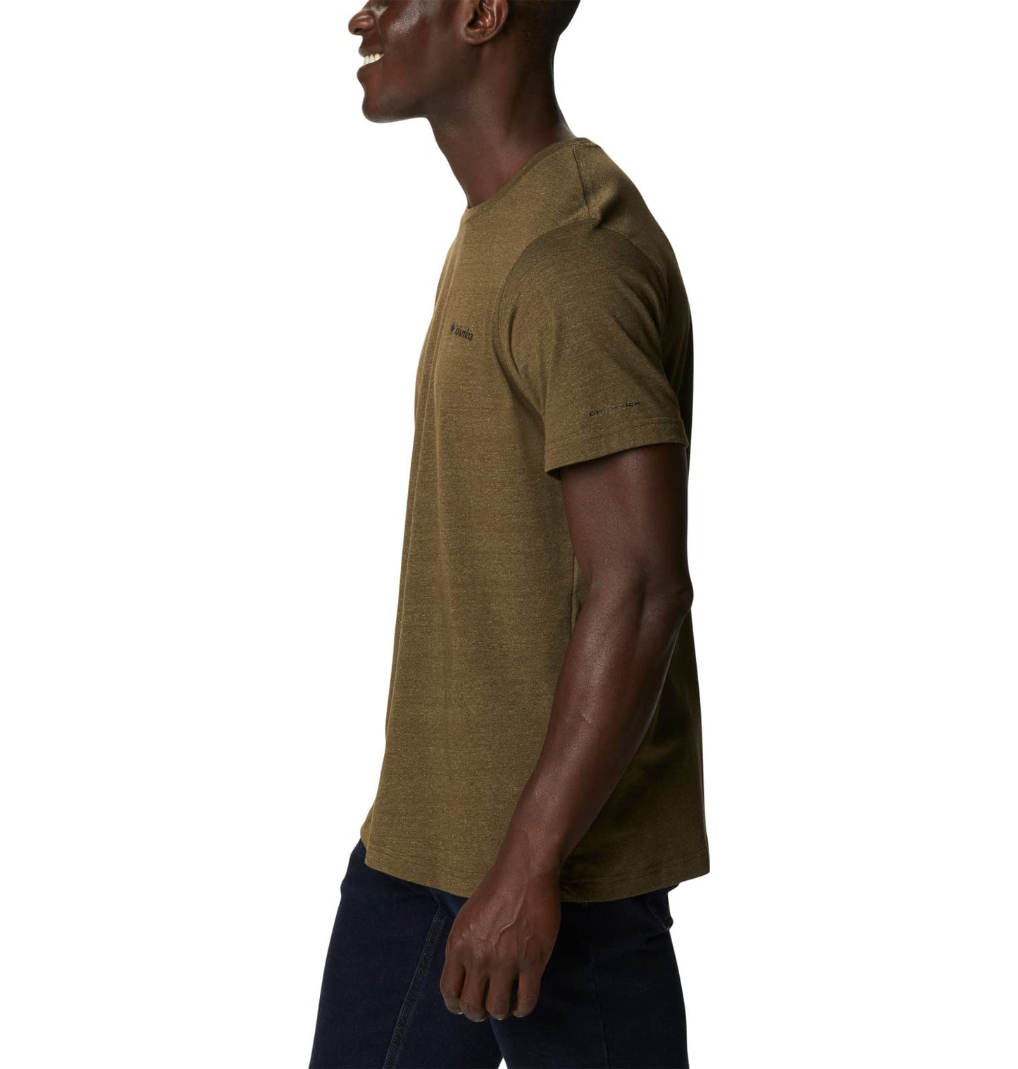 Columbia Men's Thistletown Hills Short Sleeve, Olive Green/Savory, Large