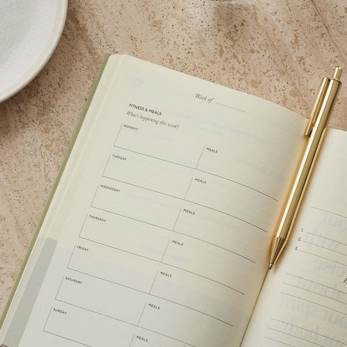 Intelligent Change Fitness Journal 2025 for Women & Men - Five Minute Fit Gratitude Workout & Fitness Planner, Health and Wellness Log Book and Habit Tracker