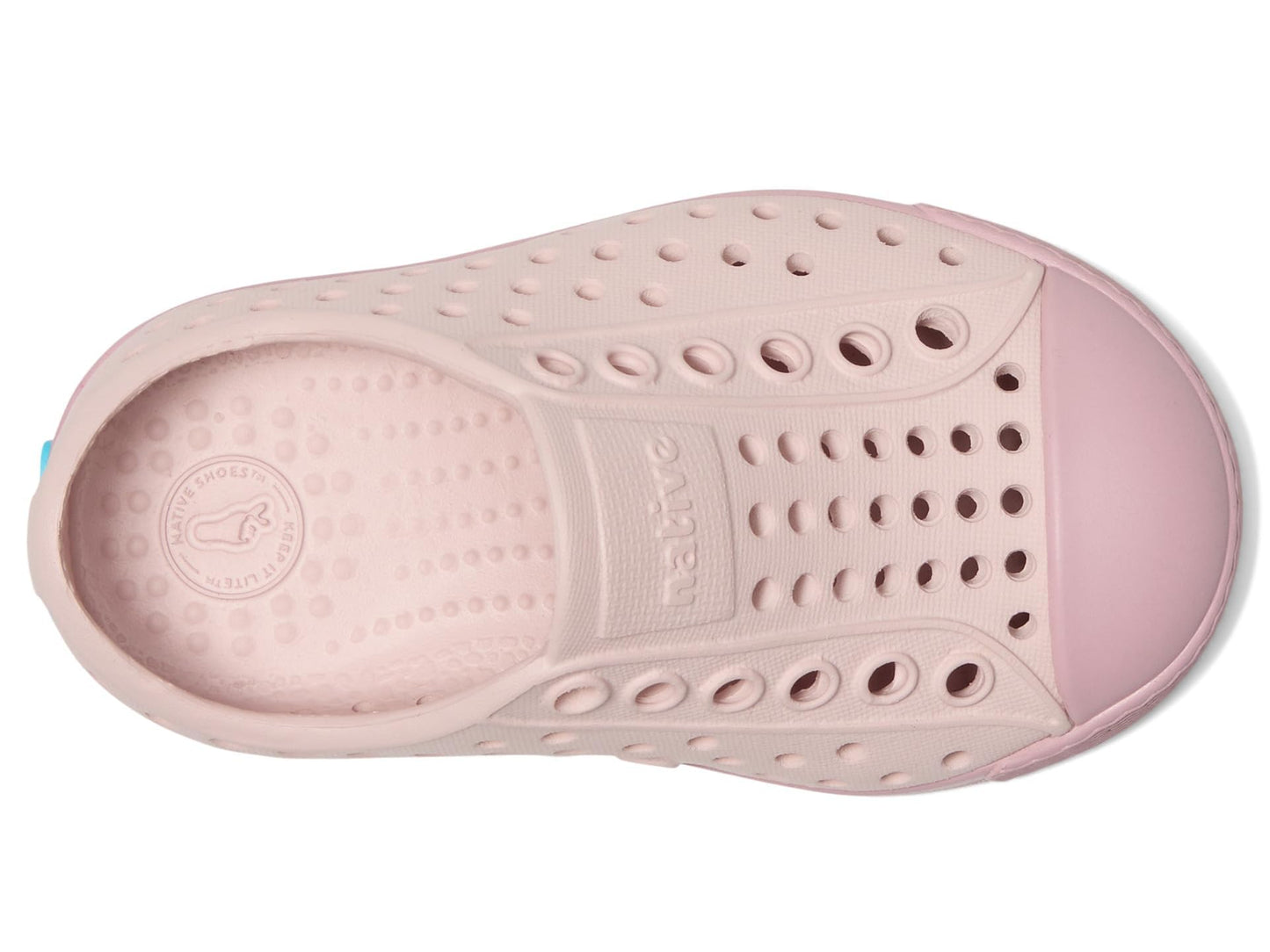 Native Shoes Unisex-Kids Jefferson Sneakers, Dust Pink/Balos Pink, 12 Little Kid