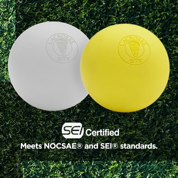 Lacrosse Balls Set - 12 White Official Practice & Game Balls