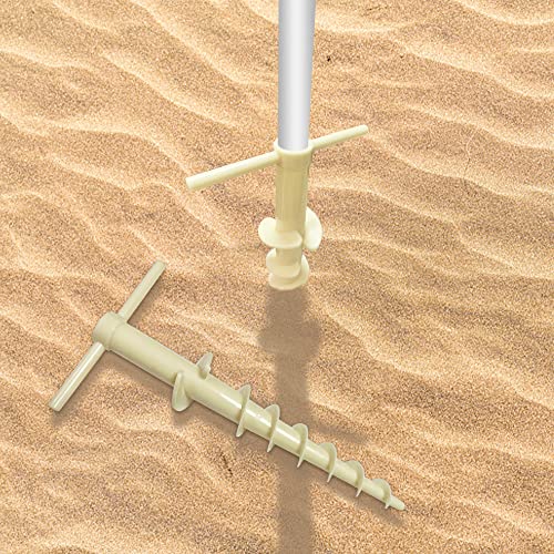 Beach Tent Sand Anchor Stakes Set of 4 - Ground Anchors for Sun Shade and Canopy