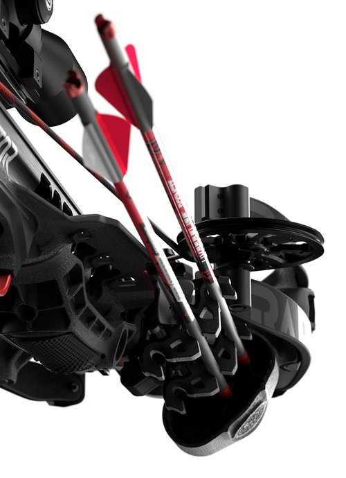 Barnett Hyper Raptor Crossbow, High-Speed Compact Crossbow Package with 4x36 Multi-Reticle Scope, Three HyperFlite Arrows, Without Crank Device