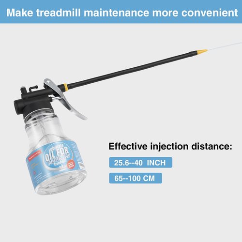 Huangyunming Silicone Treadmill Lubricant for Belt/Lubes |8.45 Ounce, High Temperature Resistant and Stable Lubricant,Treadmill Oil Belt Lubricant，Equipped with Oil Pump and Long Hose, Easy to use