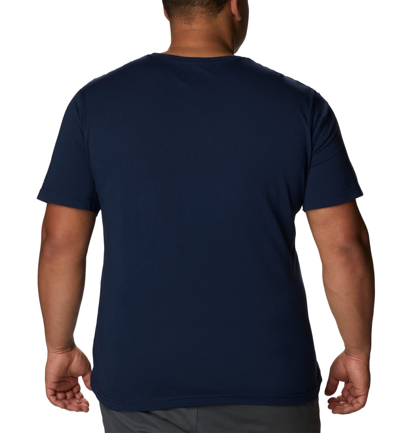 Columbia Mens Thistletown Hills Short Sleeve T-Shirt, Collegiate Navy Heather, 3X