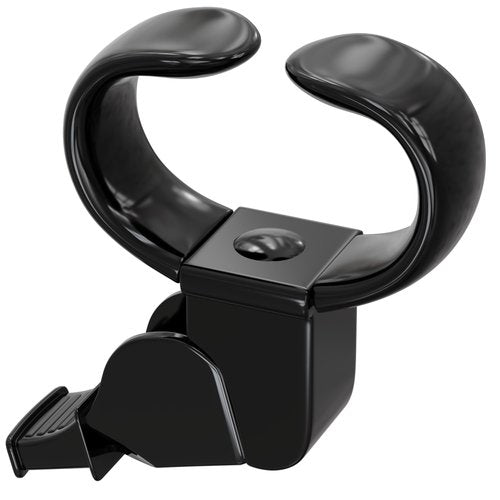 Great Call Athletics GCA Pro Official Referee Classic CMG Fingergrip Whistle Hygienic Safety Emergency Teacher Alert Lifeguard Camping Marine (Black)