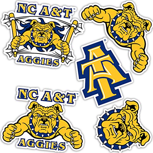 North Carolina A&T Aggies Sticker Decal 8.5 x 11 Inches - College Spirit Vinyl Sticker Sheet