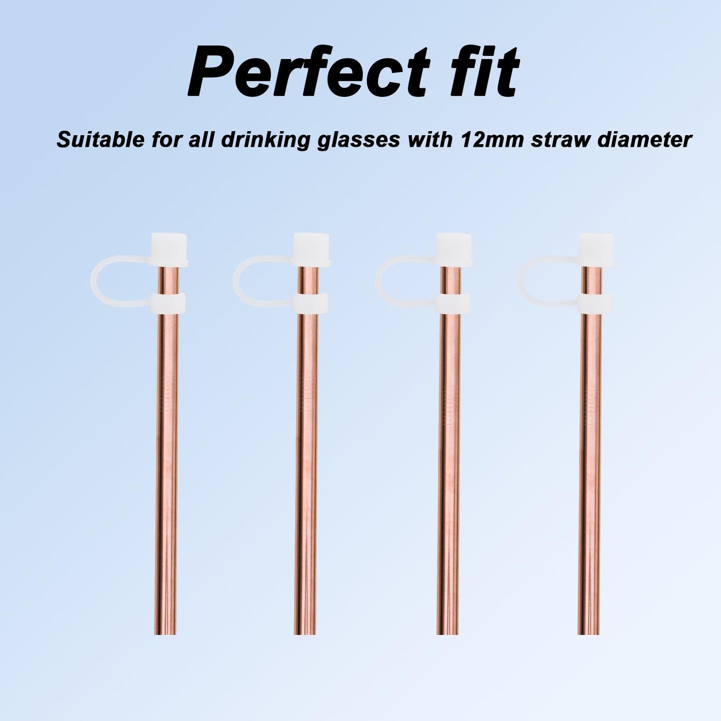 BOXOB 4pcs Silicone Straw Tip Covers For Brumate Era 30oz 40oz Tumbler