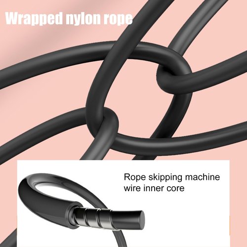 Electric Jump Rope Machine - Adjustable Music Skipping Counter,Indoor and Remote Control Rope Skipping Jumping Rope Machine with Large Screen for Training