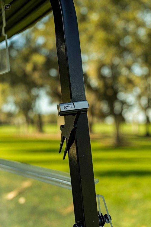 Golf Multi-Tool for Golf Cart Holder, Divot Repair Tool, Ball Marker, Beer Shotgun, and Clamp for Golf Cart