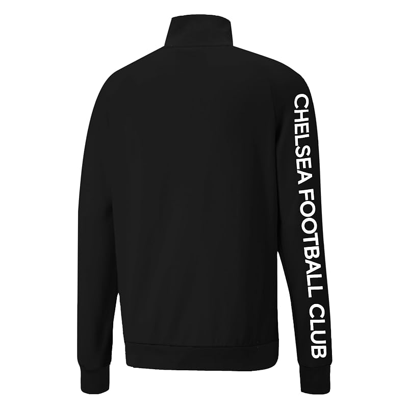 Chelsea FC Track Jacket - Officially Licensed Unisex - 78tj_black Large