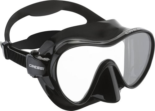 Cressi F1 Snorkeling Mask, Black