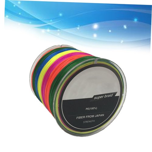 Balacoo Colorful Fishing Line 100m 0.5mm Diameter Line High Sensitivity and 8 Braided Strands