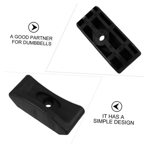 Abaodam 4pcs Dumbbell Rack Holder Compact Storage Stand for Dumbbells Simple Design for Home Gym Easy to Use and Carry Organizer for Indoor Workouts