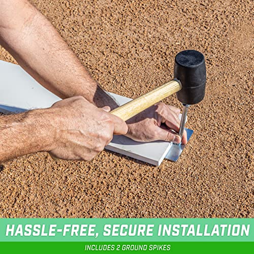 GoSports 24 Inch x 6 Inch Baseball & Softball Pitching Mound Rubber - Regulation Size