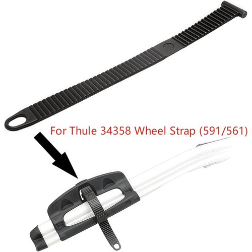 ProRide for Thule 591 Outride 561 Wheel Holder 34368 Accessories Wheel Strap 34358 Wheel Strap Bicycle Rack Mount Front Fork Mount Bracket & Bicycle Rear Wheel Holder with Buffer Pad 51231
