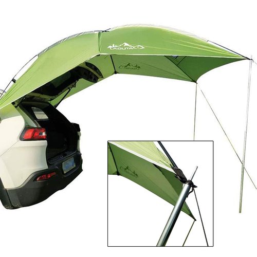 Ageanbri Waterproof Car Tailgate Tent Canopy Car Top Tent Minivan Tent Outdoor Tailgate Shade Awning Tent for Camping, Beach, Picnic and Swimming Pool Camping SUV Car Trunk Tent