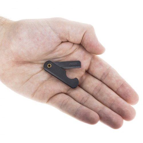 ASR Tactical 2-Pack Folding Ceramic Razor Blade, Micro EDC Escape Knife Survival Tool