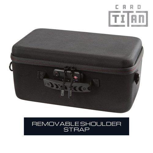 Card Titan Pro Graded Card Storage Box - Great CSG & PSA Graded Card Case with Zipper Lock - 36 Slot Trading Card Storage Box Fits 36 PSA or CSG Graded Slabs and Graded Cards