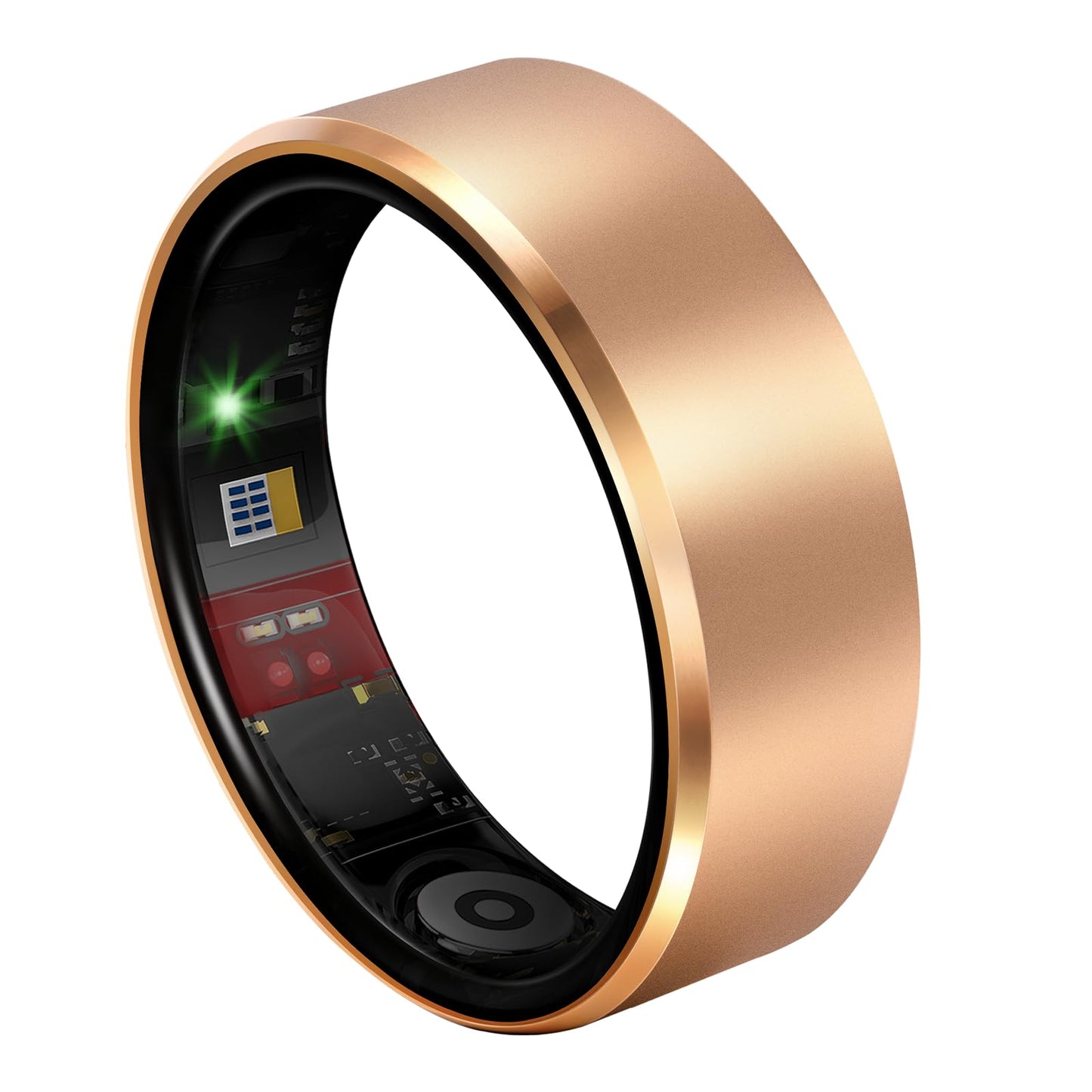 Milavan Smart Health Ring for Women Men Fitness Tracker with Heart Rate, Blood Oxygen, Blood Pressure, Sleep Monitoring, Step Counting, Warm Gold 11