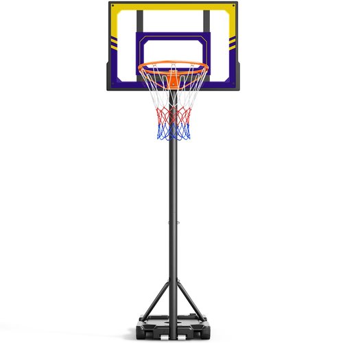 TONBUX Kids Basketball Hoop Adjustable 3.5-7ft, Portable Basketball Hoop & Goals for Kids/Teens/Youth in Backyard/Driveway/Indoor, Shatterproof PC Backboard and Multifuctional Base