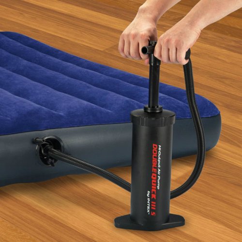 Intex Double Quick III S Hand Pump, 14.5", Black