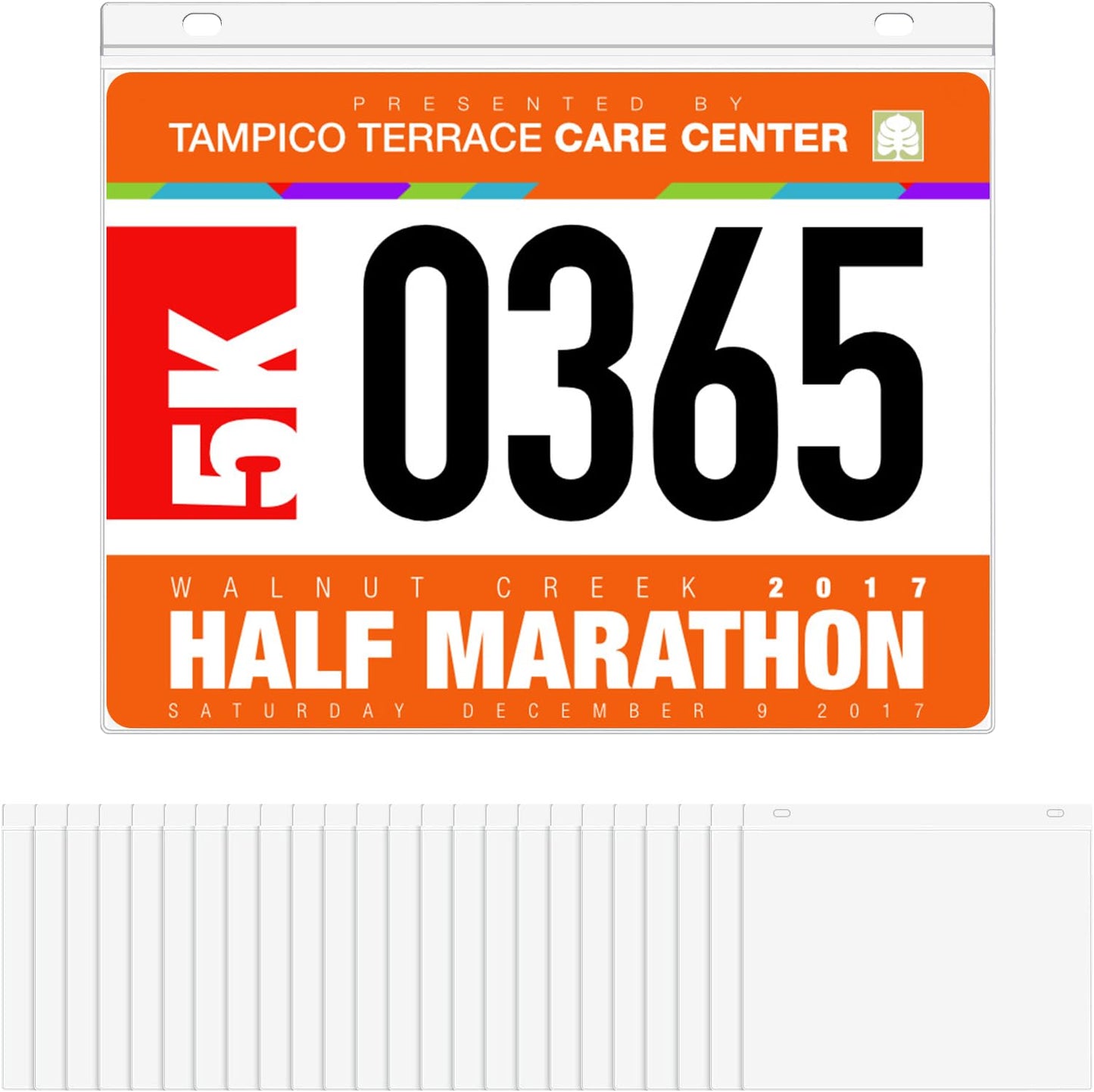 Goutoports Athletic Race Bib & Medal Display Combo - 10 Sheets