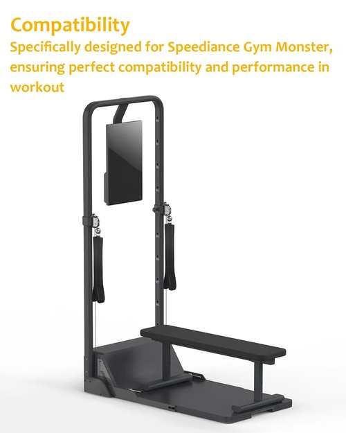 Extender Belt for Speediance Gym Monster - Premium Extension Straps for Cable Attachments, Say Goodbye to Wires Rubbing Your Arm - Black