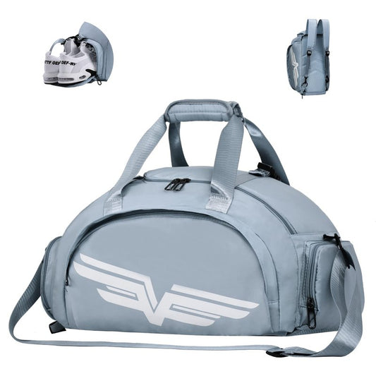 FIORETTO 30L Sports Gym Duffle Bag with Wet Pocket & Shoe Compartment, Weekender Hospital Overnight Bag for Women, Sports Holdall Backpack