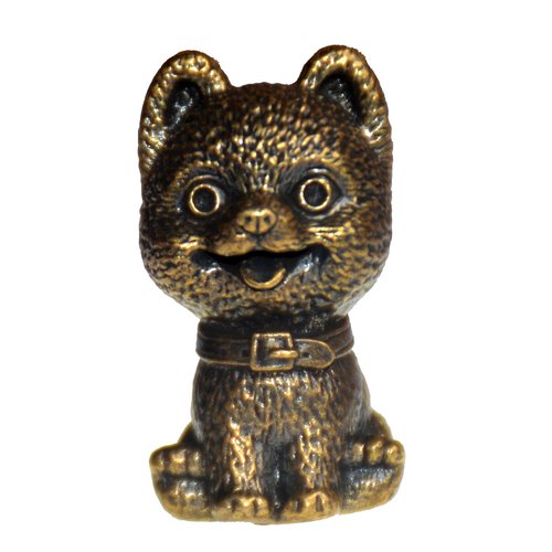 webead Retor Brass Knife Lanyard Paracord Beads Puppy Dog Casted Copper Charm for EDC DIY Paracord Accessories Charms GY#125