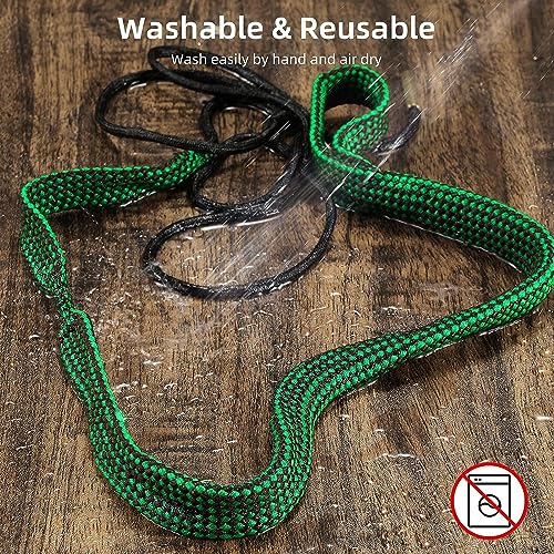 Bore Cleaning Kit for .22 Cal .223 Cal & 5.56mm - Reusable Rifle Bore Rope Brush