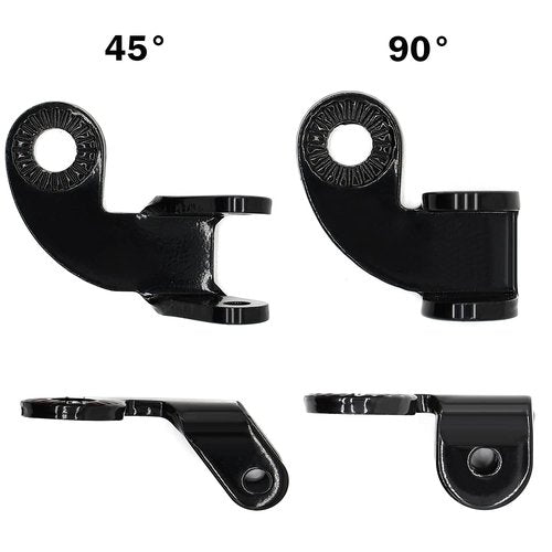 Thinvik 12.2MM Steel Hitch for Burley Trailer, Baby Bike Trailers Replace Attachment- for Burley Bee Bike Trailer Hitch Coupler Attachment Kid- Children Trailers Adapter Replacement Connector(90°)
