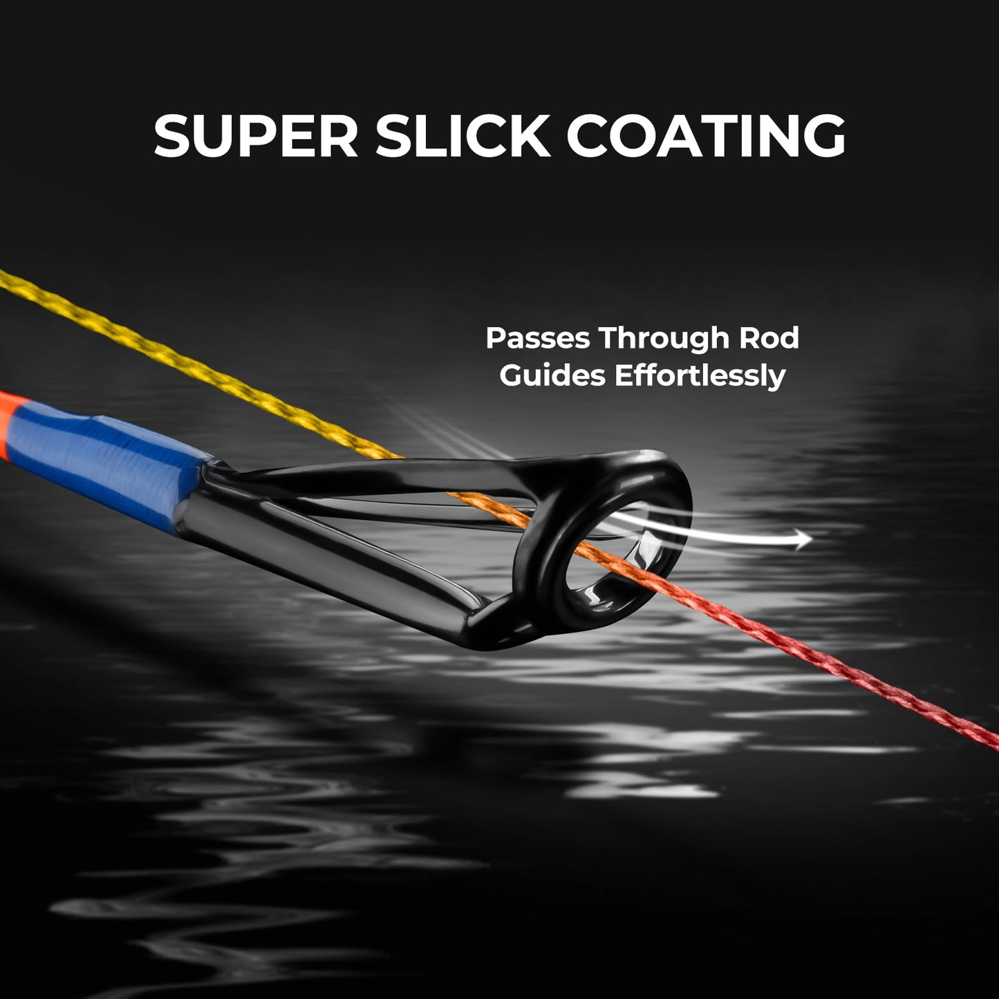 KastKing Superpower Braided Fishing Line, Orange Camo, 6LB, 300+27 Yds