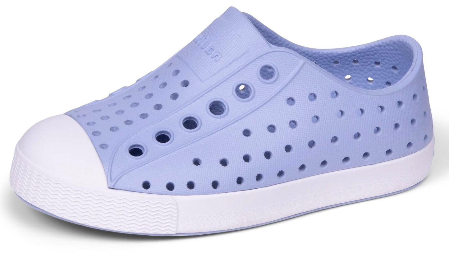 Native Shoes Unisex-Kids Jefferson Sneakers, Future Purple/Shell White, 6 Big Kid