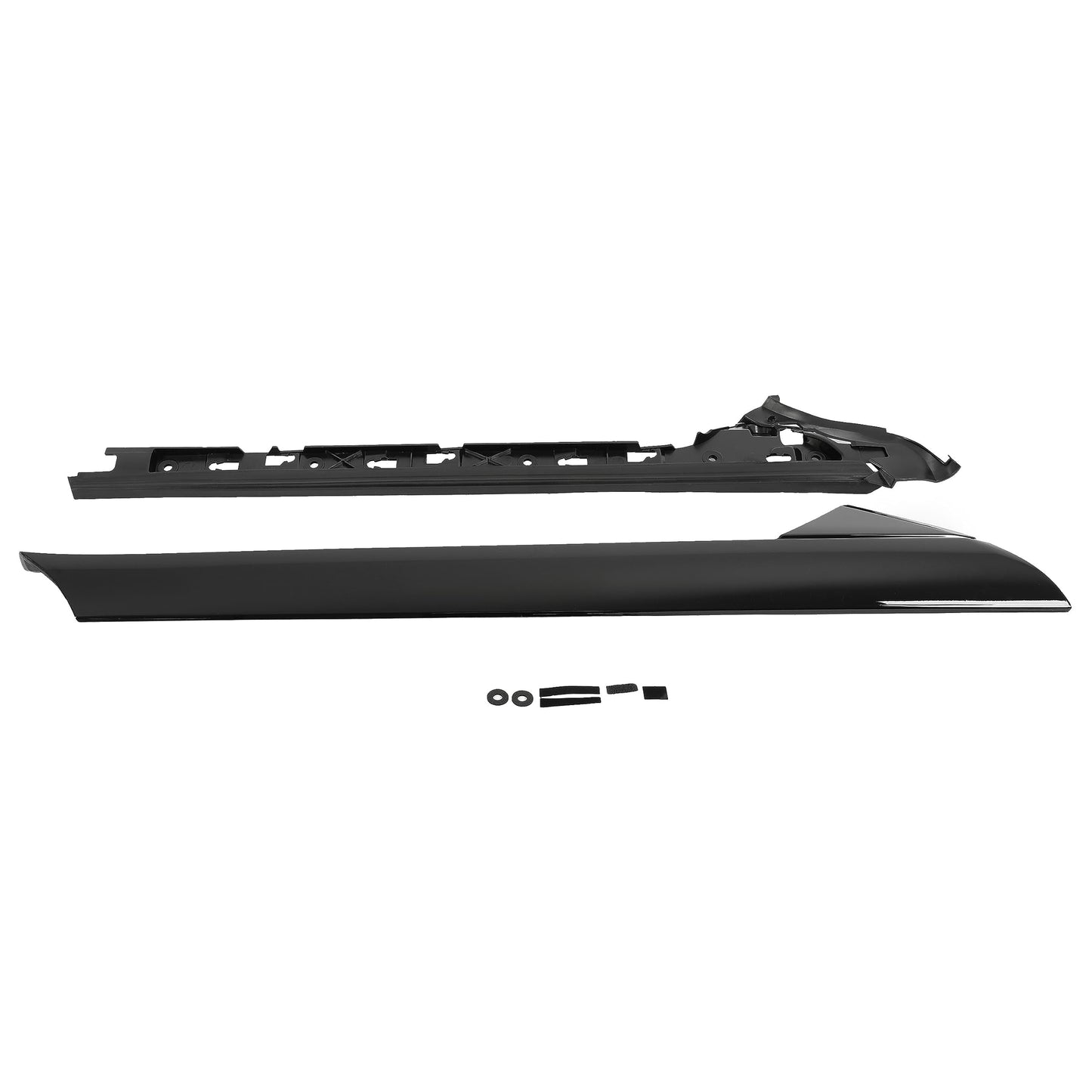 ECOTRIC Windshield A-Pillar Molding Trim Compatible with 2011-2019 Ford Explorer Replacement for BB5Z7803137AA BB5Z-7803137-AB BB5Z7803137BA BB5Z7803145AA Window Trim Panel Driver Side Outer&Inner