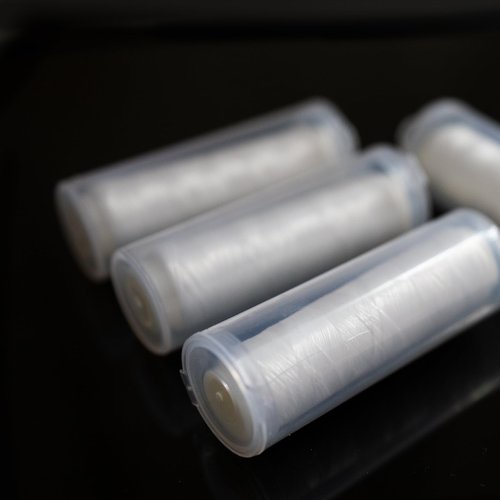 AnglerDream 0.15mm Elastic Fishing Thread, 656FT Clear Invisible Stretchy Bait Line, Dual-End Spool, Secures Bait on Hook, Sea Fishing Tying Material (2)