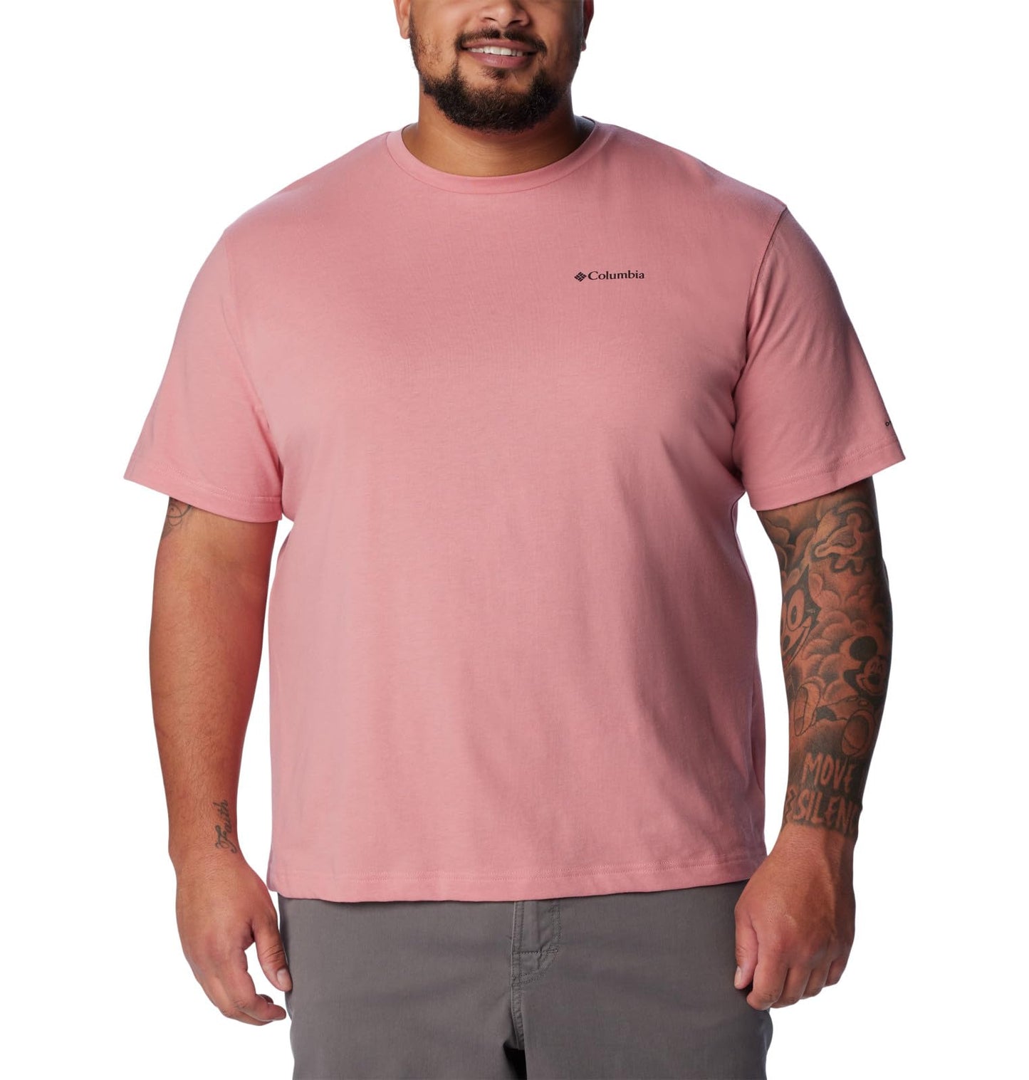 Columbia Men's Thistletown Hills Short Sleeve, Pink Agave, 4X Tall