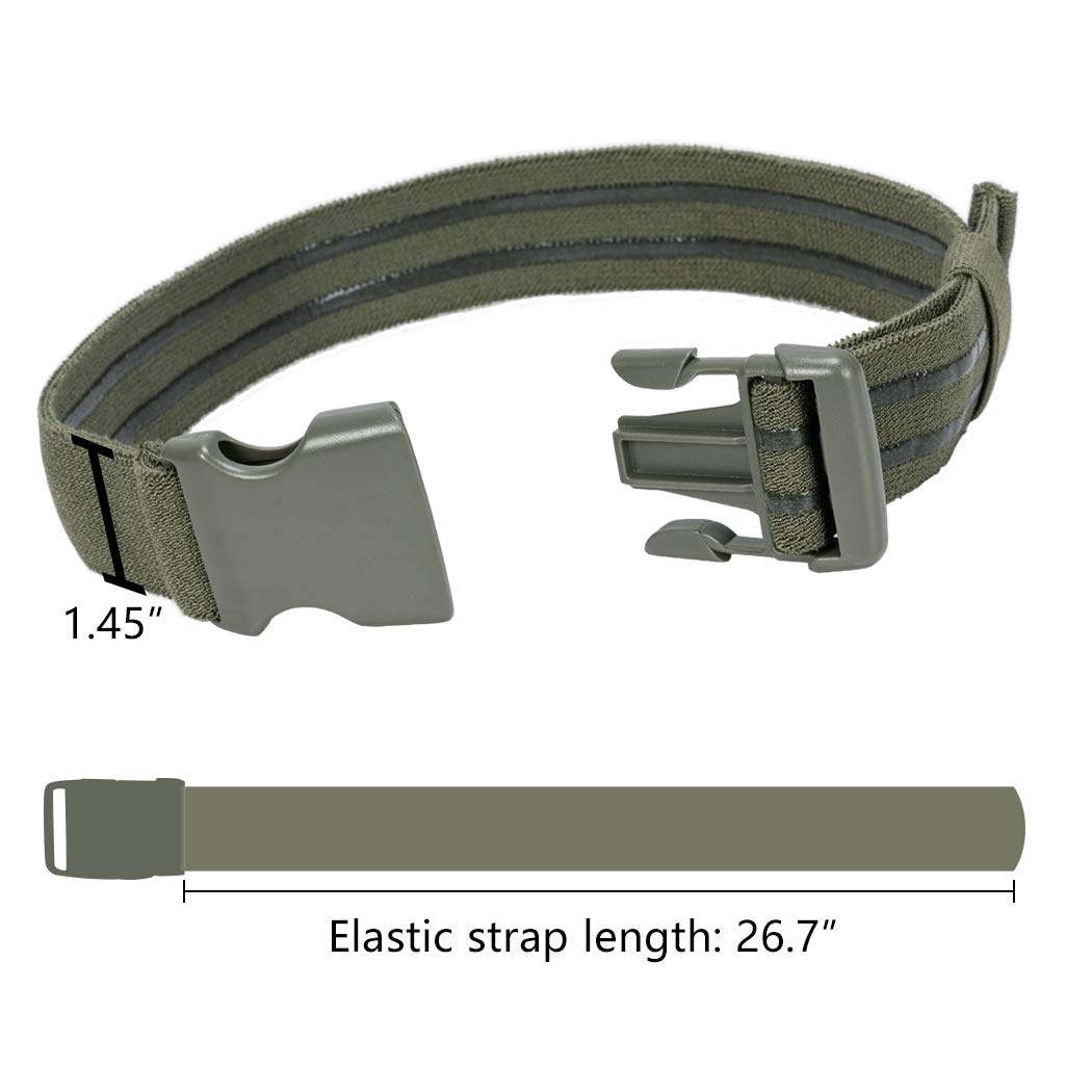 IDOGEAR Thigh Strap Tactical Leg Strap for Thigh Holster leg Hanger Military Airsoft Hunting Belt (Ranger Green)