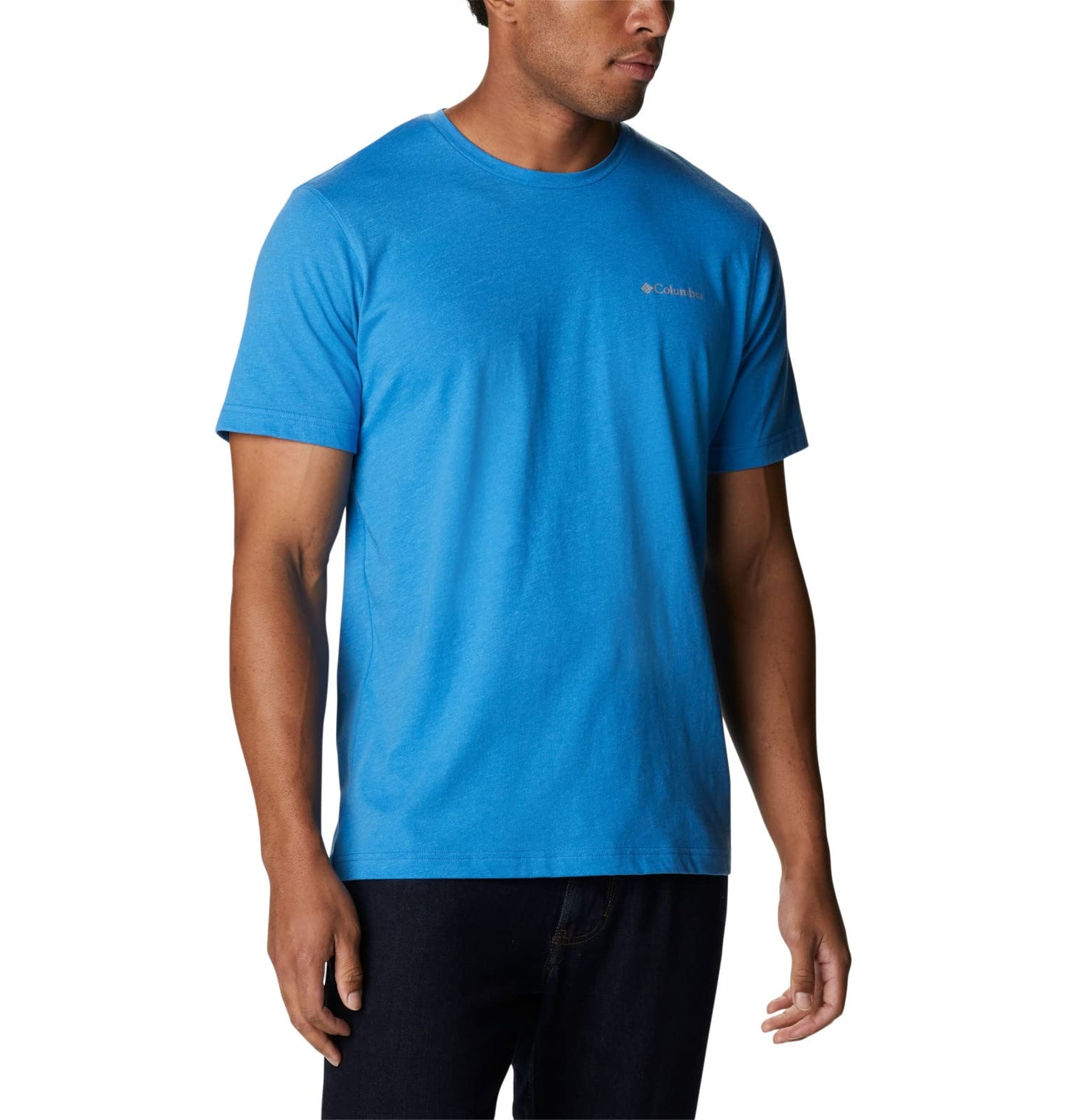 Columbia Men's Thistletown Hills Short Sleeve, Bright Indigo Heather, 1X Big