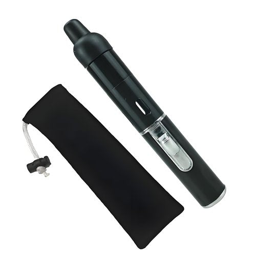 Butane Torch Lighter, FERNBE Metal All-in-One Tube Built-in Detachable Refillable Butane Torch Handheld Lighter (Black)